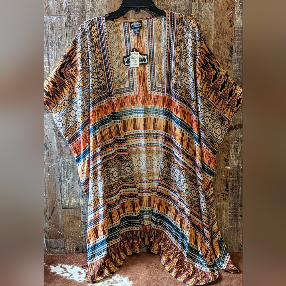 NWT Angie Gorgeous Boho Western Kimono